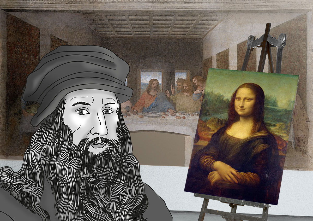 Leonardo da vinci paintings bio ideas