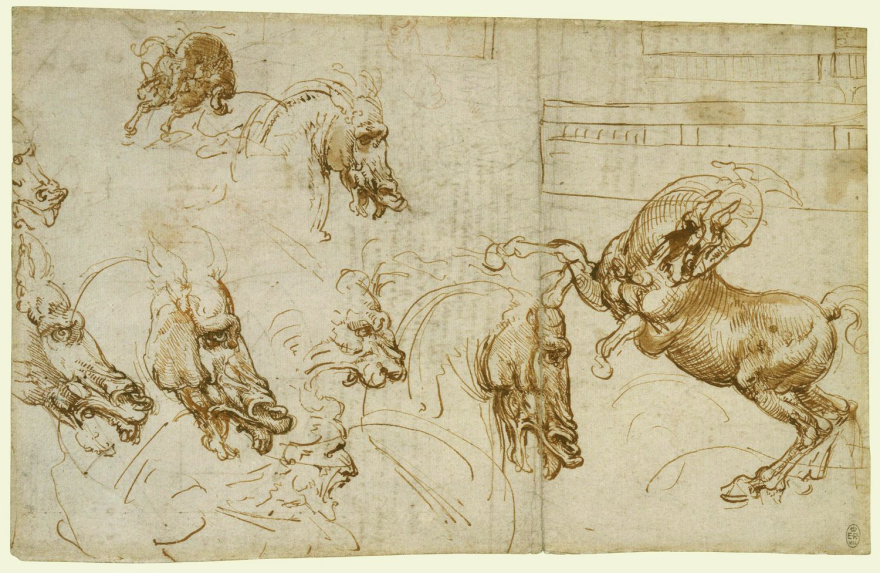 How leonardo da vinci made his magnificent drawings using only a metal stylus pen ink and chalk open culture