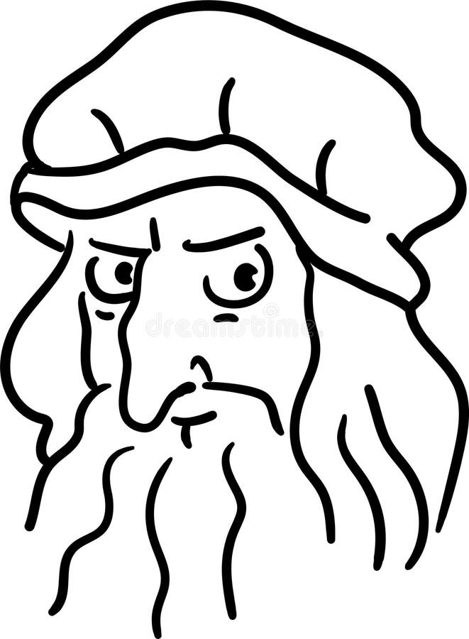 Da vinci cartoon stock illustrations â da vinci cartoon stock illustrations vectors clipart