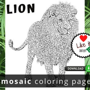 Lion coloring pages