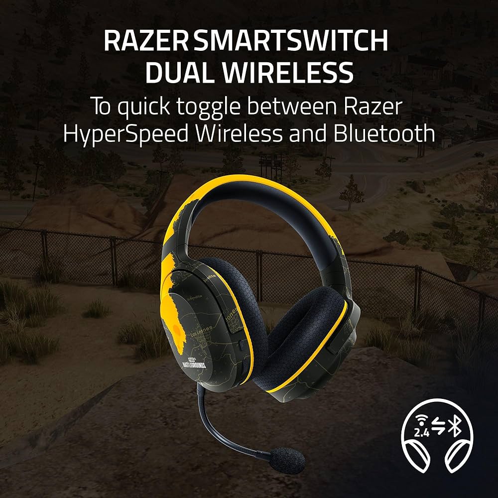 Razer barracuda x wireless gamg mobile headset pc playstation switch android ios ghz wireless bluetooth