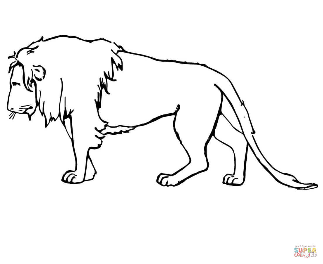 Sad lion coloring page free printable coloring pages