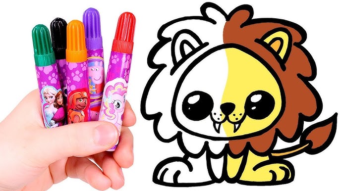Coo dibujar un leon para niãos dibujo de leon paso a paso
