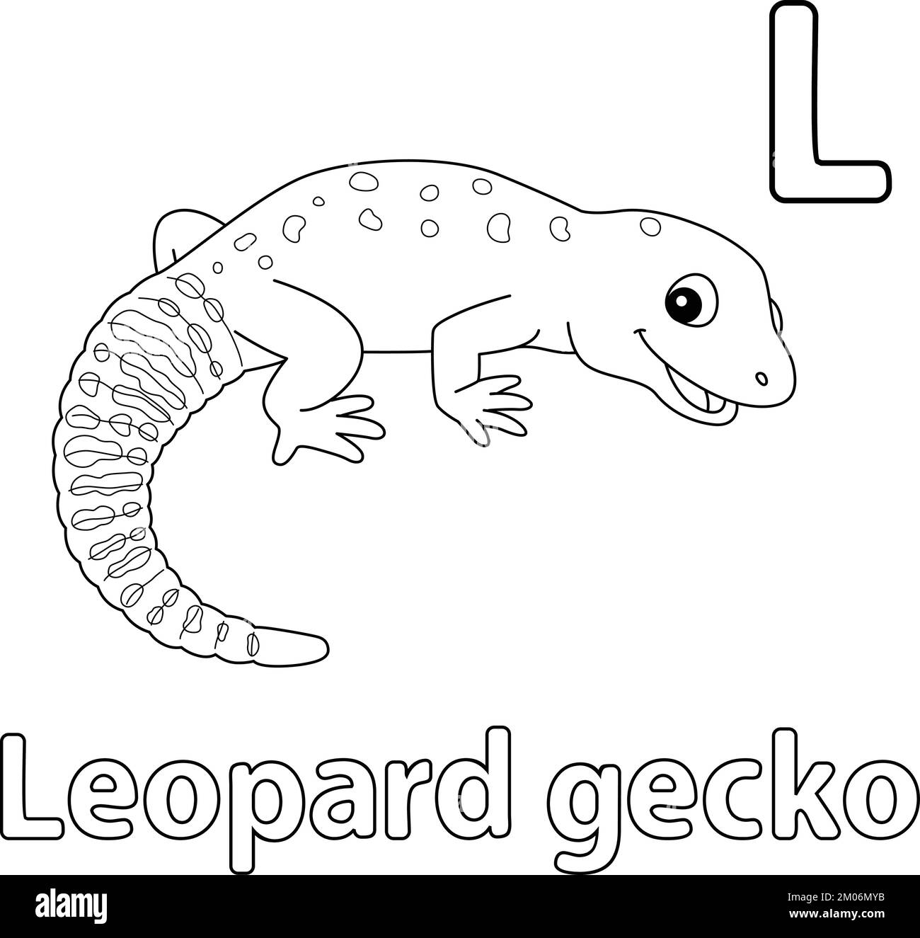 Eublepharis macularius leopard gecko black and white stock photos images