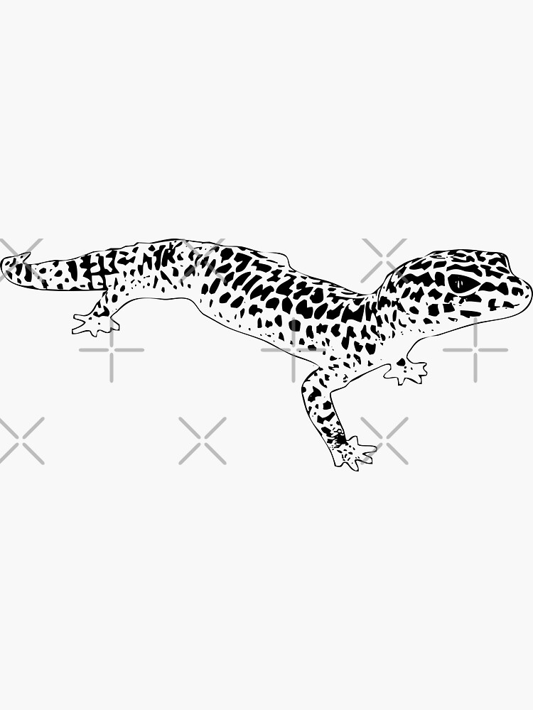 Leopard gecko sticker for sale by elarex