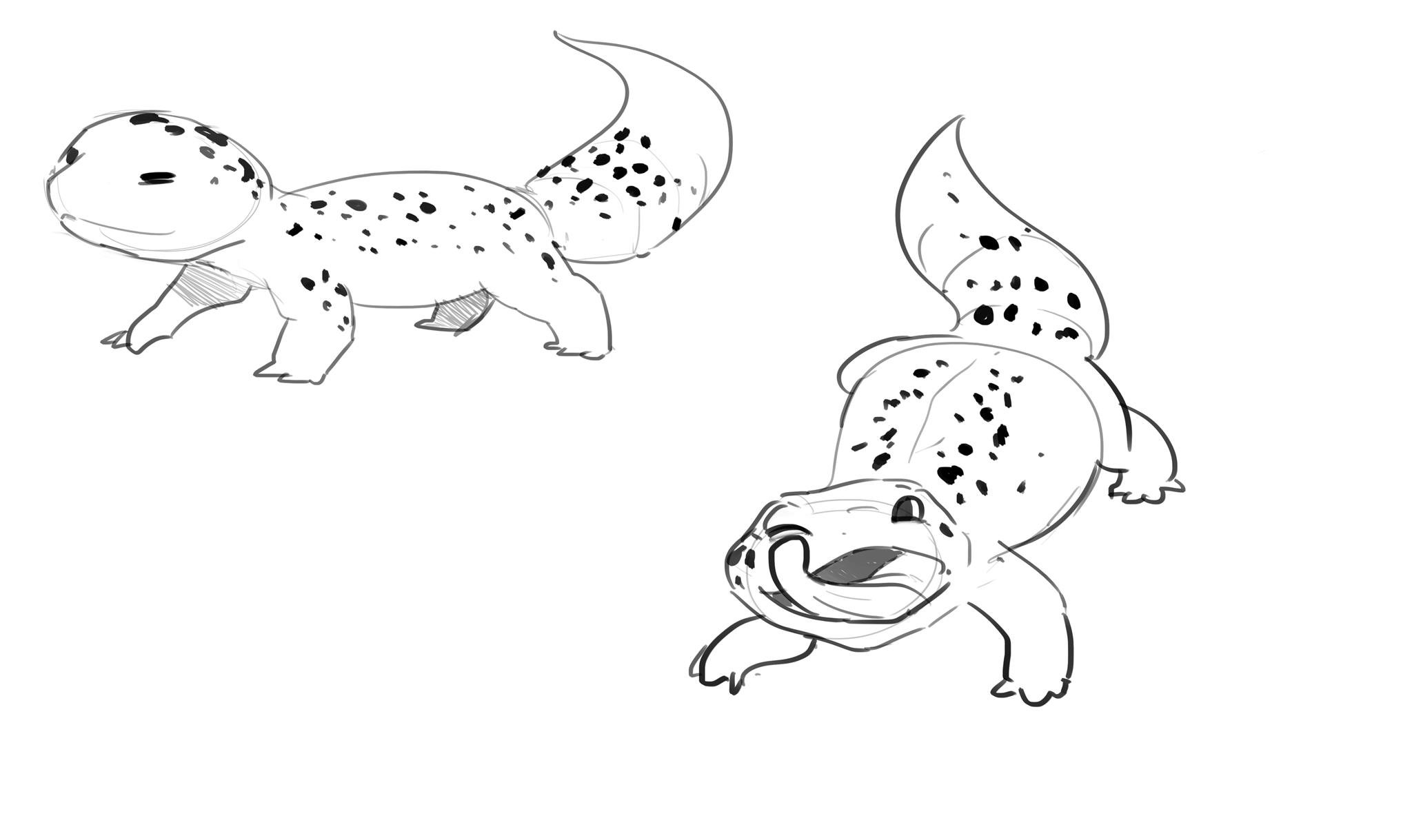 Kiabugboy on x it liona she a geck liona doodle gecko pet illustration sketch smol httpstcobtjrsmsc x