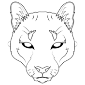 Animal masks coloring pages free coloring pages