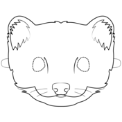 Animal masks coloring pages free coloring pages