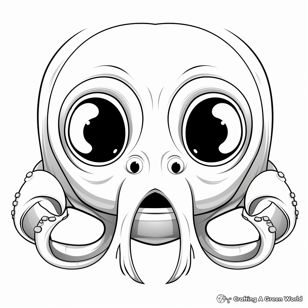 Animal faces coloring pages