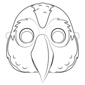 Animal masks coloring pages free coloring pages