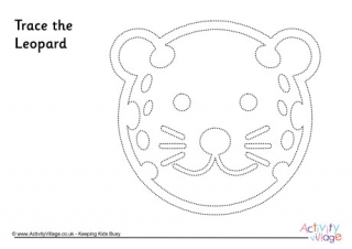 Leopard tracing page