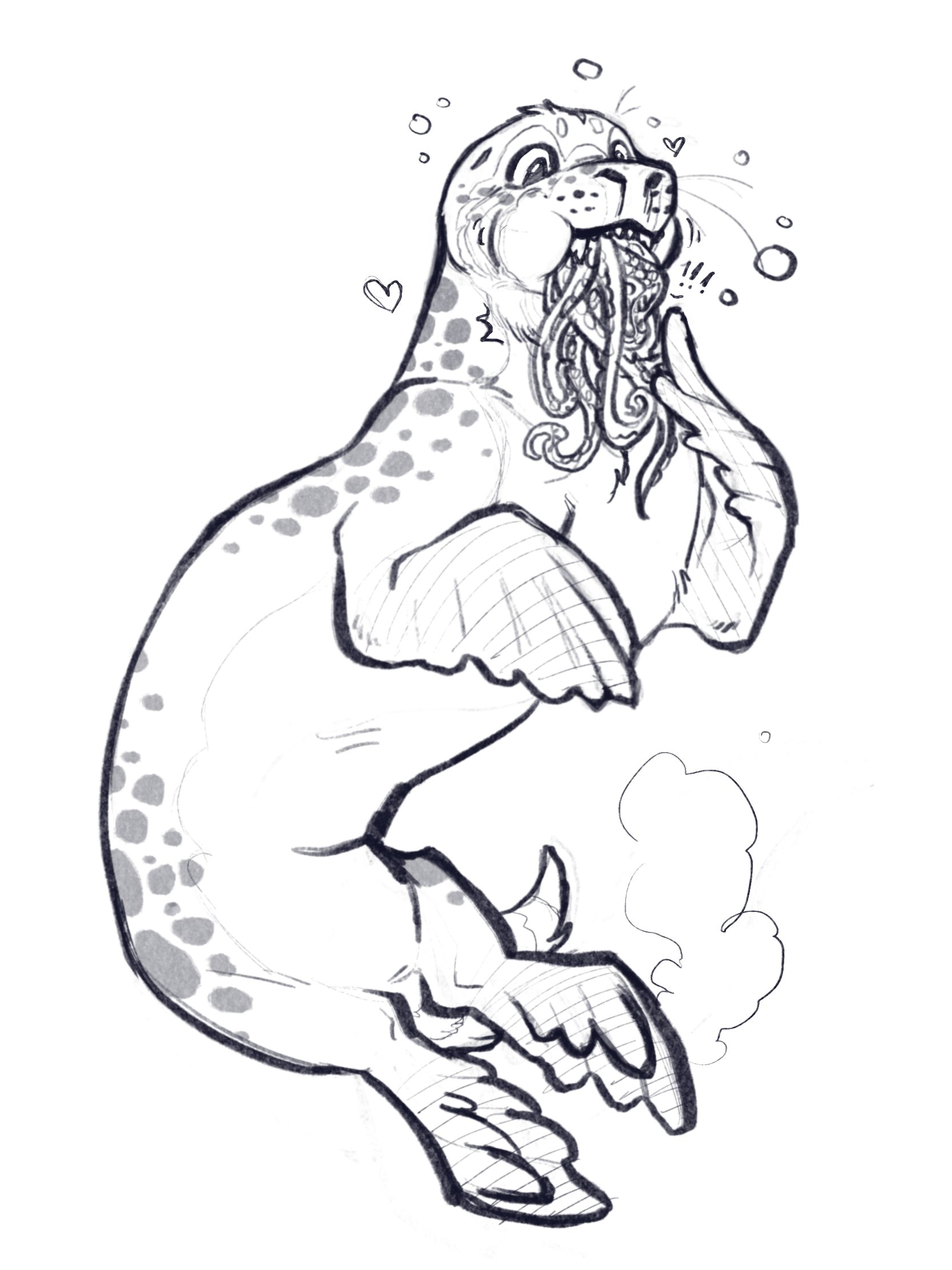 Just another giant on x the smol arch i were talkin about finding nemo the other day how much vore is in it then got talking about what sea critters