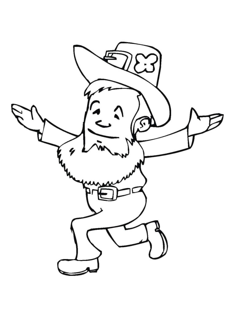 Leprechaun coloring pages