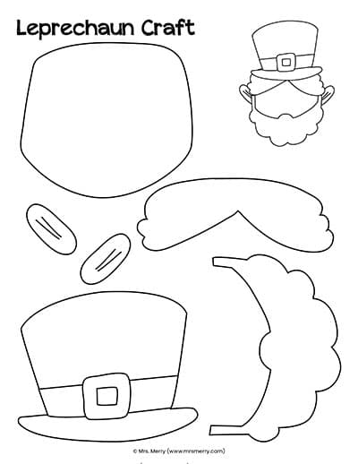 An easy leprechaun craft for kids mrs merry