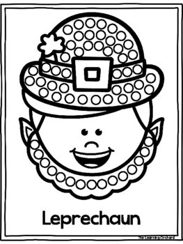 No prep st patricks day q tip painting mats for march fine motor centers