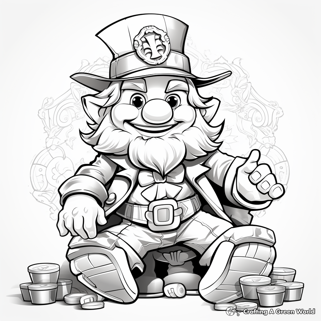 Leprechaun coloring pages