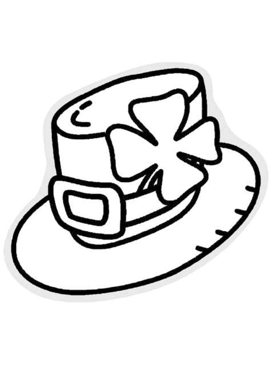 Leprechaun hat coloring page â free printable ebook leprechaun hats coloring pages leprechaun