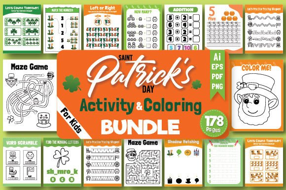 Get into the st patricks day spirit with these printable coloring pages