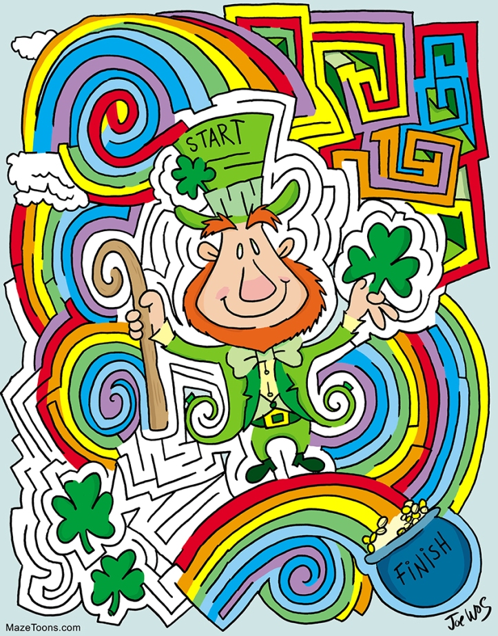 Happy saint patricks day leprechauns â