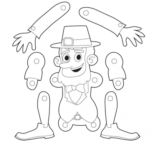 St patricks day printable for kids leprechaun puppet st patricks day crafts st patricks day crafts for kids saint patricks day art