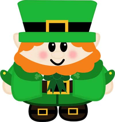 Free printable build a leprechaun paper doll for st patricks day