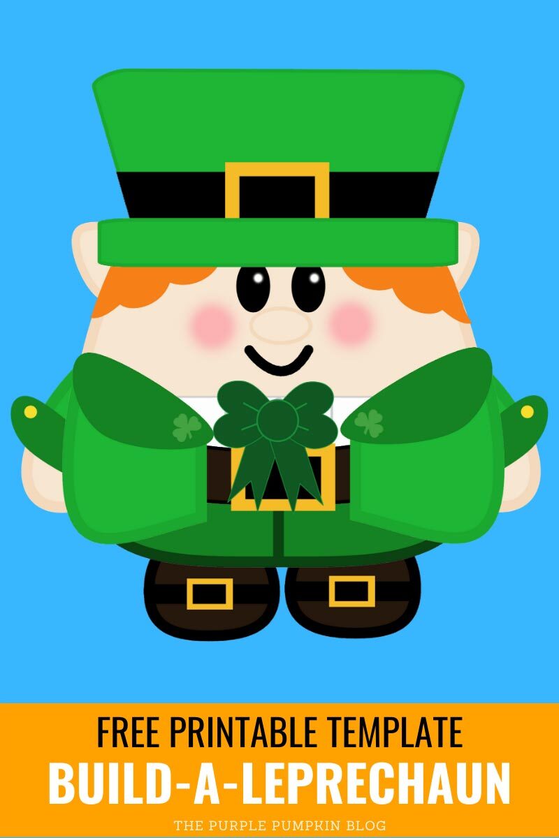 Free printable build a leprechaun paper doll for st patricks day
