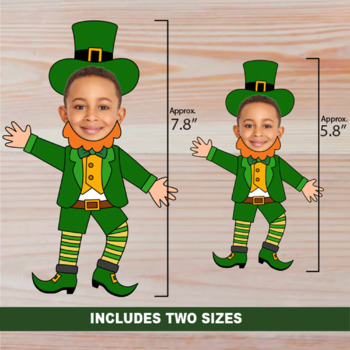 St patricks day crafts leprechaun yourself paper doll add your own photo