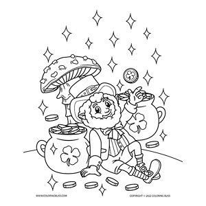 Coloring pages st patricks day