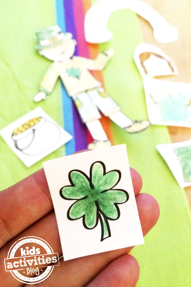 Printable st patricks day paper doll set for kids kids activities blog