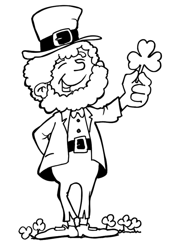 Leprechaun coloring pages