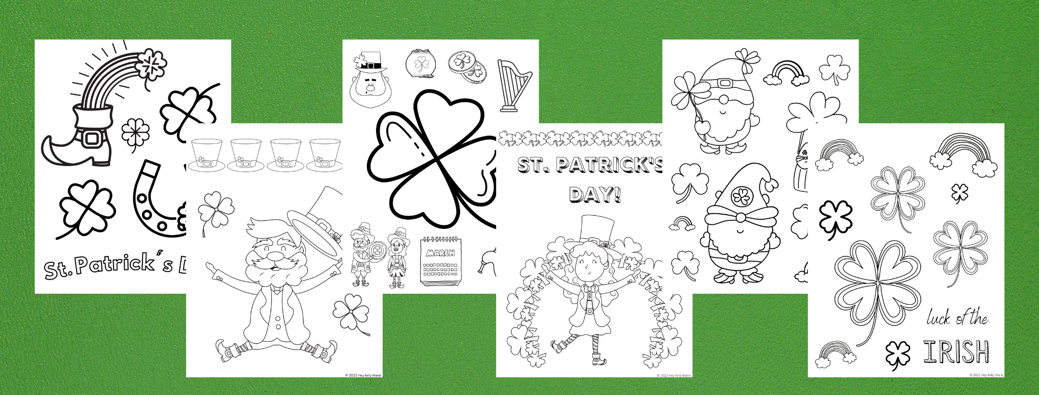 Free printable st patricks day coloring pages