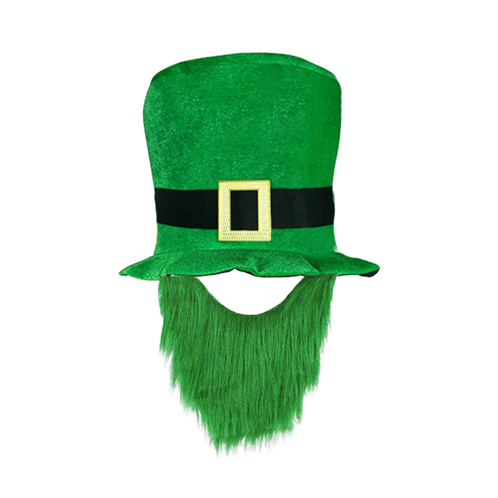 St hat with mustache leprechaun photo prop accessory for adults rectangular rectangular