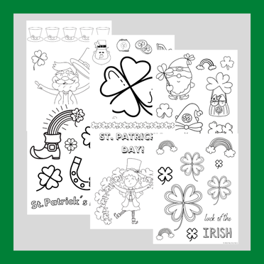 Free printable st patricks day coloring pages