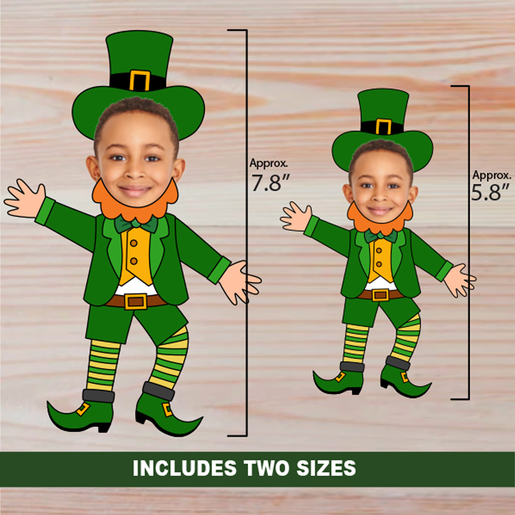 St patricks day craft for bulletin board leprechaun face photo patricks day add your own picture build a leprechaun