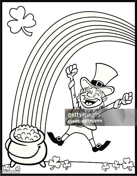 St patricks coloring page high