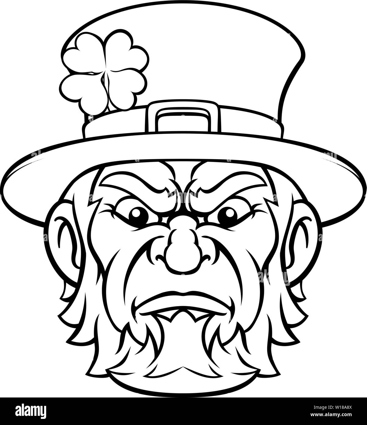 Shamrock tattoo black and white stock photos images