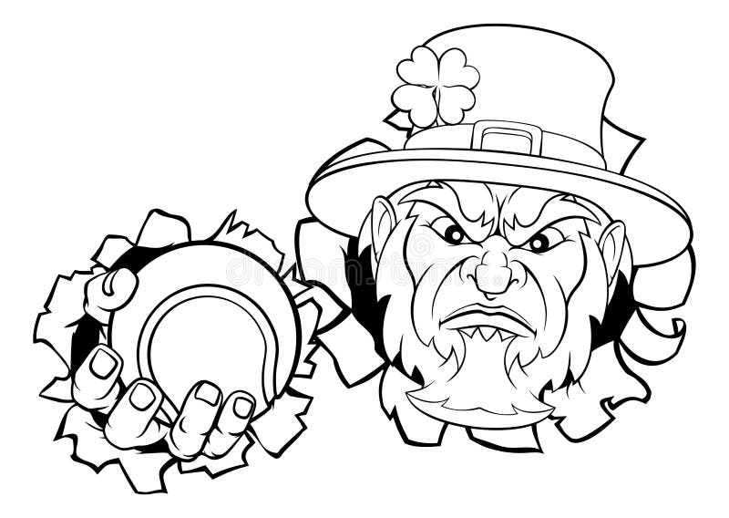 Leprechaun tattoo stock illustrations â leprechaun tattoo stock illustrations vectors clipart