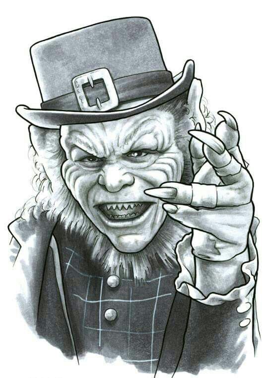 Leprechaun leprechaun tattoos horror drawing movie tattoos