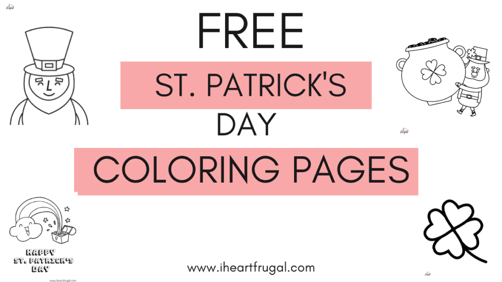 Free st patricks day coloring pages