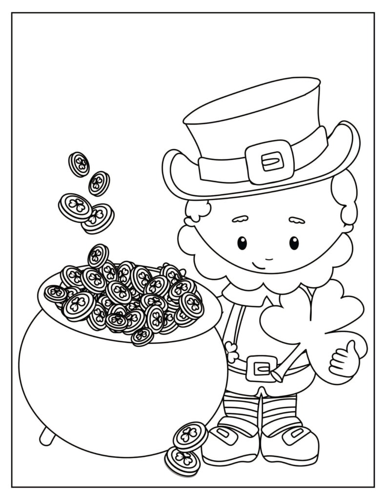 St patricks day coloring pages