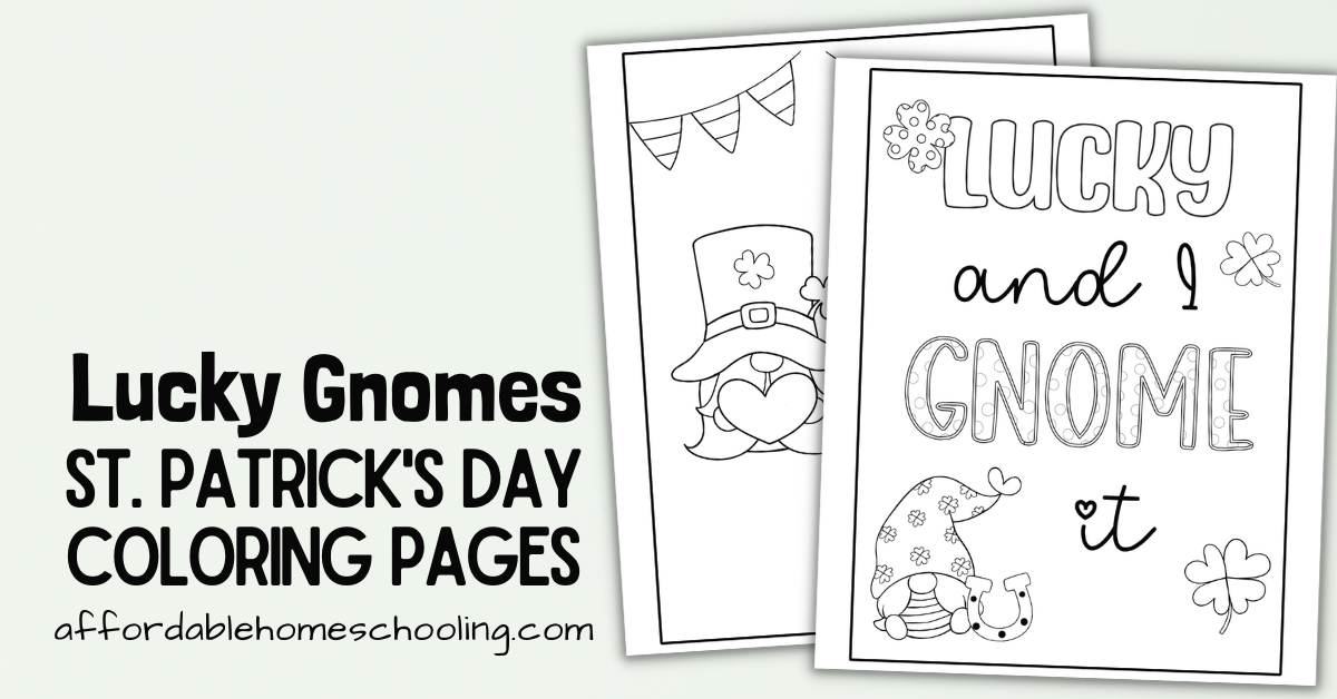 Free st patricks day coloring pages