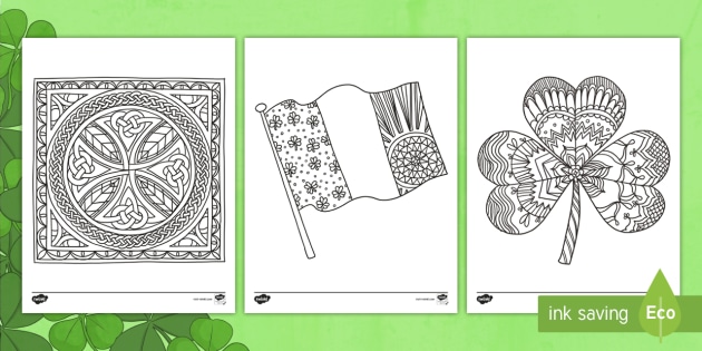 St patricks day loring sheets printable