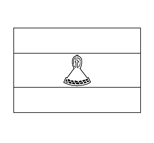 Lesotho coloring page