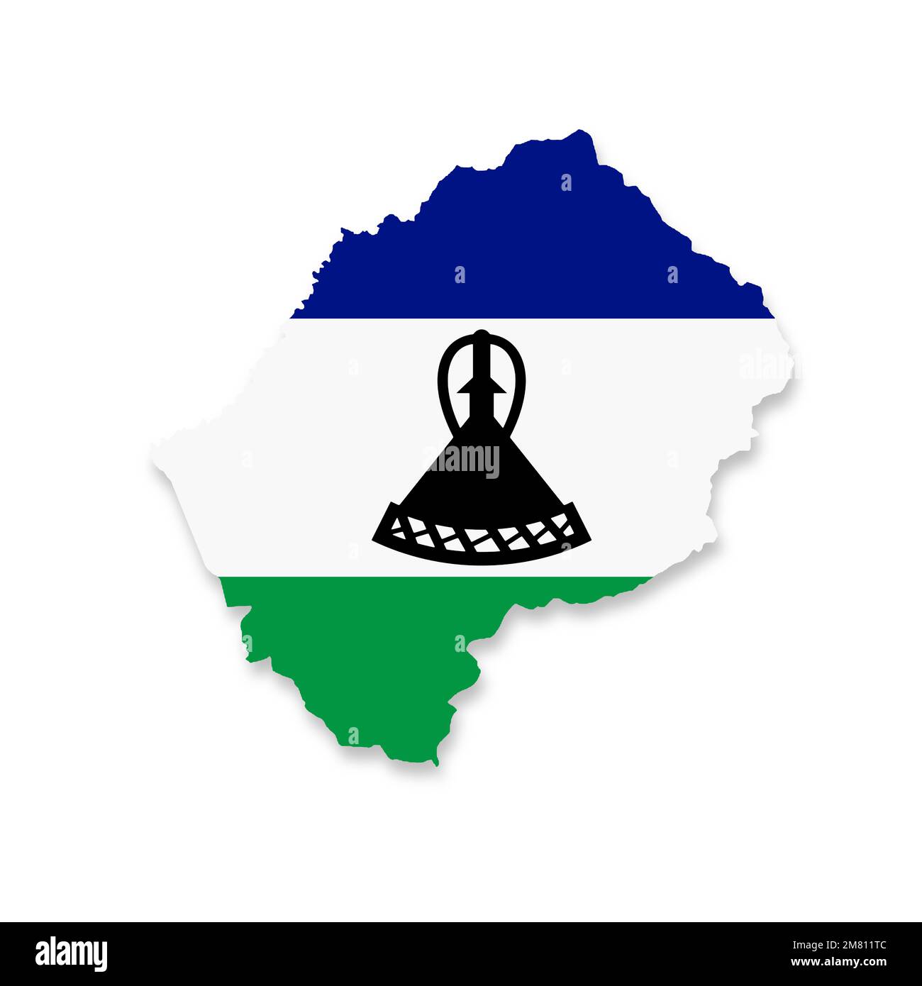 Flag lesotho hi