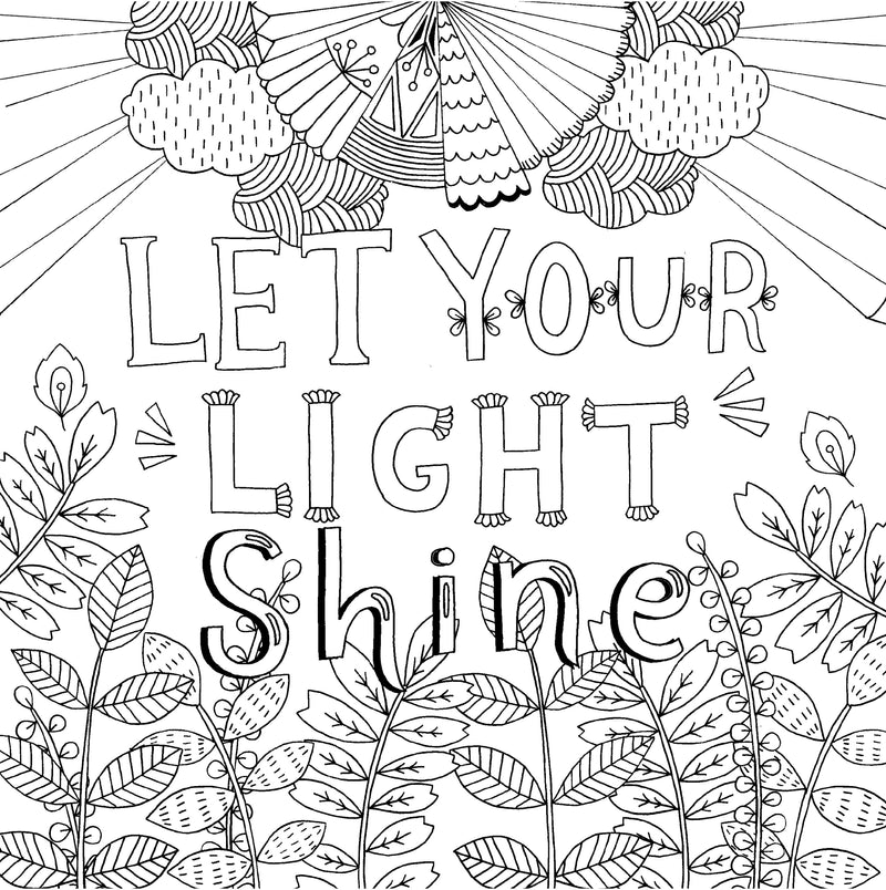Color me blessed artists coloring book â peter pauper press