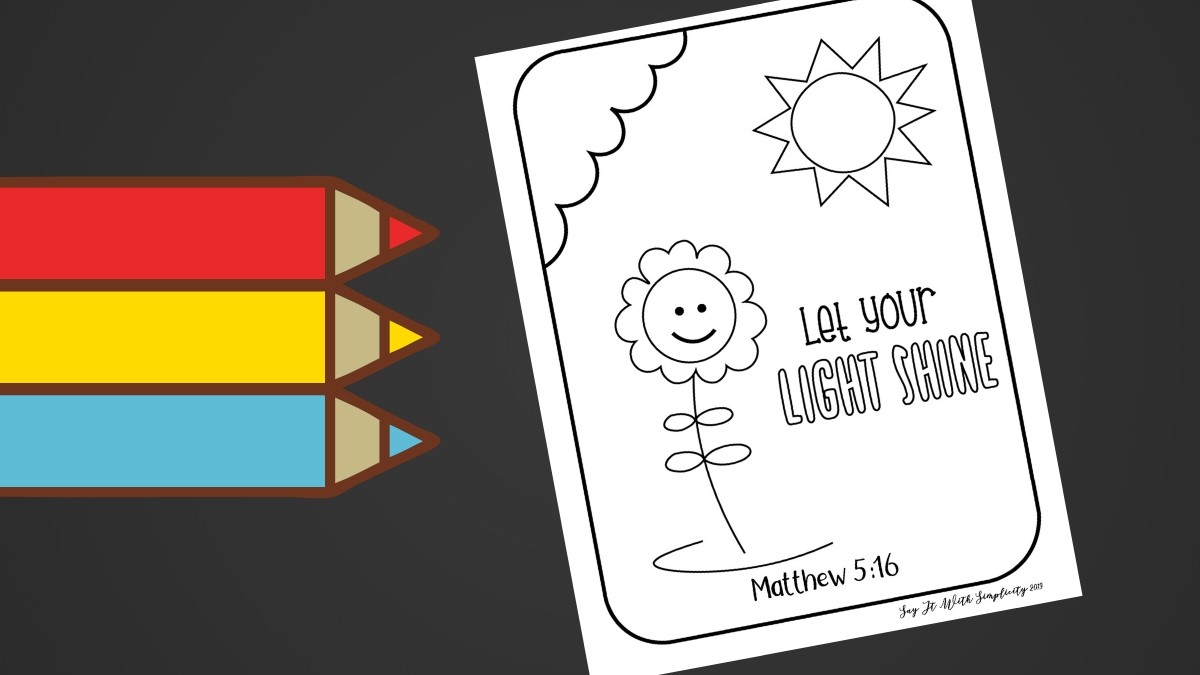 Matthew kids coloring page