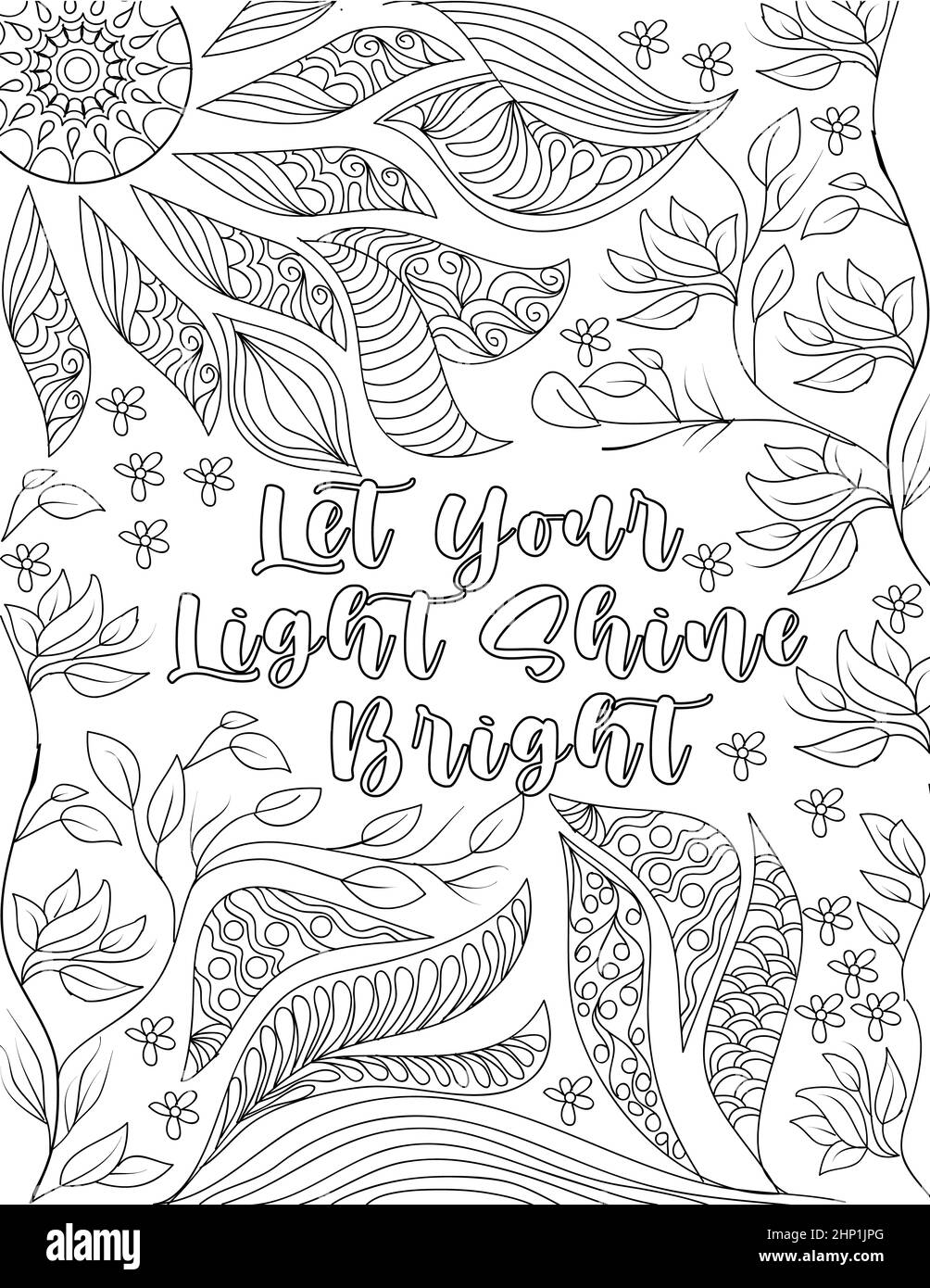 Sun coloring page hi