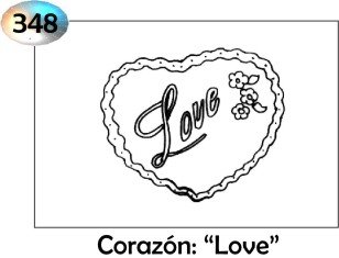 Molde corazon love