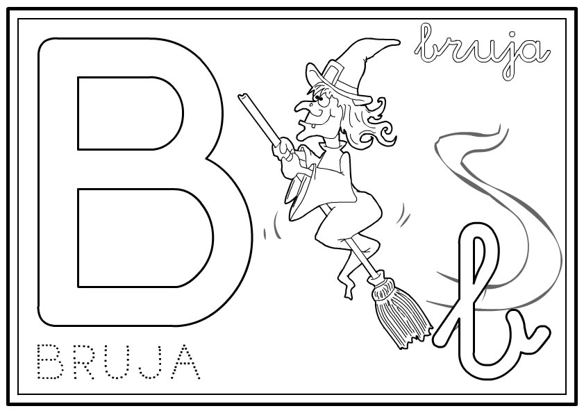 Abecedario para imprimir colorear y trabajar la grafomotricidad