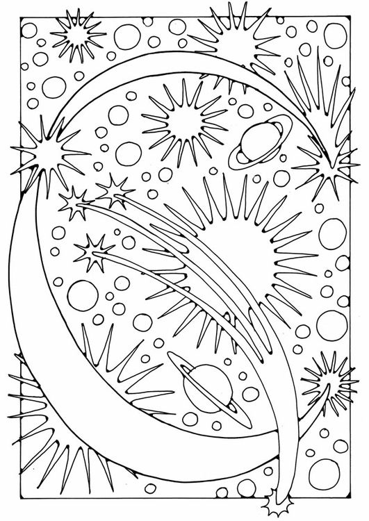 Dibujo para colorear letra